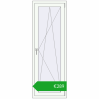 Pricing Balcony doors 650x1850 mm BALCONY DOOR REHAU EURO 70 RAL 9016 Traffic white two-sided. Price: 289,05 €