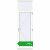 Pricing Entrance doors 850x2600 mm DOOR KORSA OPTIMUM REHAU BRILLANT RAL 9016 Traffic white two-sided. Price: 724,97 €