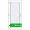 Ustalenie cen Drzwi zewnętrzne 870x1950 mm DOOR KORSA OPTIMUM REHAU BRILLANT RAL 9016 Traffic white dwustronny. Cena: 2 740.92 PLN
