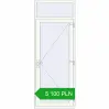 Pricing Entrance doors 950x2500 mm DOOR KORSA OPTIMUM REHAU BRILLANT ANTHRACITE_GREY_STRUKTURAL external. Price: 5 100.32 PLN