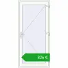 Ustalenie cen Drzwi zewnętrzne 1000x2100 mm DOOR OPTIMUM REHAU BRILLANT RAL 9016 Traffic white dwustronny. Cena: 826,07 €