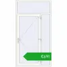 Ustalenie cen Drzwi zewnętrzne 1350x2500 mm DOOR KORSA OPTIMUM REHAU BRILLANT RAL 9016 Traffic white dwustronny. Cena: 691,29 €