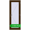 Pricing Entrance doors 800x2100 mm DOOR KORSA OPTIMUM REHAU BRILLANT DARK_OAK two-sided. Price: 4 643.05 PLN