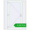Pricing Entrance doors 1600x2100 mm DOOR KORSA OPTIMUM REHAU BRILLANT RAL 9016 Traffic white two-sided. Price: 6 202.49 PLN