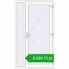 Pricing Entrance doors 1200x2100 mm DOOR KORSA ALU STANDARD 72 RAL 9016 Traffic white two-sided. Price: 6 883.88 PLN