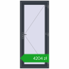 Ustalenie cen Drzwi zewnętrzne 900x2100 mm DOOR OPTIMUM REHAU BRILLANT ANTHRACITE_GREY_STRUKTURAL dwustronny. Cena: 4204,24 zł
