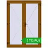 Pricing Entrance doors 1500x2050 mm DOOR KORSA OPTIMUM REHAU BRILLANT GOLDEN OAK two-sided. Price: 5 752.1 PLN