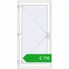 Ustalenie cen Drzwi zewnętrzne 1000x2000 mm DOOR OPTIMUM REHAU BRILLANT RAL 9016 Traffic white dwustronny. Cena: 797,78 €