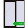 Ustalenie cen Drzwi zewnętrzne 1600x2100 mm DOOR ENERGY-SAVING REHAU SYNEGO BLACK_BROWN dwustronny. Cena: 1627,79 €
