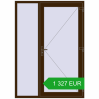 Pricing Entrance doors 1500x2100 mm DOOR KORSA OPTIMUM REHAU BRILLANT DARK_OAK two-sided. Price: 1 327.15 EUR
