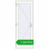 Pricing Entrance doors 785x2100 mm DOOR KORSA ENERGY-SAVING REHAU SYNEGO RAL 9016 Traffic white two-sided. Price: 7 243.49 PLN