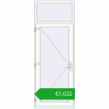 Pricing Entrance doors 900x2380 mm DOOR OPTIMUM REHAU BRILLANT RAL 9016 Traffic white two-sided. Price: 1021,50 €