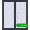 Pricing Entrance doors 1880x2100 mm DOOR OPTIMUM REHAU BRILLANT ANTHRACITE_GREY_STRUKTURAL two-sided. Price: 8498,34 zł