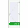 Pricing Entrance doors 900x2250 mm DOOR ENERGY-SAVING REHAU SYNEGO RAL 9016 Traffic white two-sided. Price: 5203,07 zł