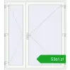 Ustalenie cen Drzwi zewnętrzne 1880x2100 mm DOOR KORSA OPTIMUM REHAU BRILLANT RAL 9016 Traffic white dwustronny. Cena: 5361,21 zł