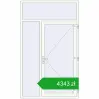 Ustalenie cen Drzwi zewnętrzne 1500x2500 mm DOOR OPTIMUM REHAU BRILLANT RAL 9016 Traffic white dwustronny. Cena: 4342,62 zł