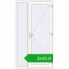 Pricing Entrance doors 1200x2200 mm DOOR KORSA OPTIMUM REHAU BRILLANT RAL 9016 Traffic white two-sided. Price: 3639,76 zł