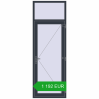 Pricing Entrance doors 900x2600 mm DOOR KORSA OPTIMUM REHAU BRILLANT ANTHRACITE_GREY_STRUKTURAL two-sided. Price: 1 192.01 EUR