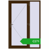 Ustalenie cen Drzwi zewnętrzne 1400x2100 mm DOOR OPTIMUM REHAU BRILLANT DARK_OAK dwustronny. Cena: 879,01 €