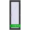 Pricing Entrance doors 900x2400 mm DOOR KORSA ENERGY-SAVING REHAU SYNEGO ANTHRACITE_GREY_GLATT two-sided. Price: 8 793.65 PLN