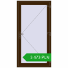 Ustalenie cen Drzwi zewnętrzne 1050x2050 mm DOOR KORSA OPTIMUM REHAU BRILLANT DARK_OAK dwustronny. Cena: 3 473.11 PLN