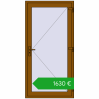 Pricing Entrance doors 1000x2000 mm DOOR ENERGY-SAVING REHAU SYNEGO GOLDEN OAK two-sided. Price: 1629,62 €