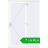 Pricing Entrance doors 1460x2150 mm DOOR KORSA ENERGY-SAVING REHAU SYNEGO RAL 9016 Traffic white two-sided. Price: 7 143.62 PLN