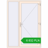 Pricing Entrance doors 1500x2100 mm DOOR KORSA ENERGY-SAVING REHAU SYNEGO CREAME_WHITE_50L-2 two-sided. Price: 6 832.31 PLN