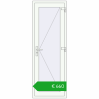 Pricing Entrance doors 700x2010 mm DOOR KORSA OPTIMUM REHAU BRILLANT RAL 9016 Traffic white two-sided. Price: 879,44 €