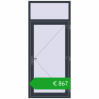 Ustalenie cen Drzwi zewnętrzne 1000x2300 mm DOOR KORSA OPTIMUM REHAU BRILLANT ANTHRACITE_GREY_STRUKTURAL dwustronny. Cena: 1146,43 €