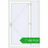 Pricing Entrance doors 1400x2100 mm DOOR KORSA ALU STANDARD 72 RAL 9016 Traffic white two-sided. Price: 7 159.93 PLN