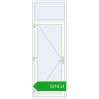 Pricing Entrance doors 900x2600 mm DOOR ALU STANDARD 72 RAL 9016 Traffic white two-sided. Price: 5113,83 zł