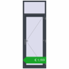 Ustalenie cen Drzwi zewnętrzne 900x2600 mm DOOR KORSA OPTIMUM REHAU BRILLANT ANTHRACITE_GREY_STRUKTURAL dwustronny. Cena: 1199,34 €