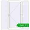 Pricing Entrance doors 2000x2100 mm DOOR KORSA OPTIMUM REHAU BRILLANT RAL 9016 Traffic white two-sided. Price: 6 457.12 PLN