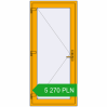 Pricing Entrance doors 900x2010 mm DOOR KORSA ALU STANDARD 72 RAL 1003 Signal yellow two-sided. Price: 5 270.24 PLN