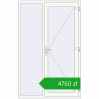 Ustalenie cen Drzwi zewnętrzne 1400x2200 mm DOOR KORSA OPTIMUM REHAU BRILLANT RAL 9016 Traffic white dwustronny. Cena: 4750,02 zł