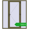 Ustalenie cen Drzwi zewnętrzne 1800x2100 mm DOOR OPTIMUM REHAU BRILLANT QUARTZ_GREY dwustronny. Cena: 1202,42 €