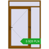 Pricing Entrance doors 1550x2300 mm DOOR KORSA OPTIMUM REHAU BRILLANT GOLDEN OAK two-sided. Price: 5 927.68 PLN