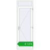 Pricing Entrance doors 860x2600 mm DOOR KORSA ALU STANDARD 72 RAL 9016 Traffic white two-sided. Price: 1474,19 €