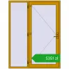 Ustalenie cen Drzwi zewnętrzne 1600x2100 mm DOOR KORSA ALU STANDARD 72 RAL 1005 Honey yellow dwustronny. Cena: 5351,04 zł