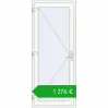 Pricing Entrance doors 900x2150 mm DOOR ALU STANDARD 72 RAL 9016 Traffic white two-sided. Price: 1276,08 €