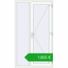Ustalenie cen Drzwi zewnętrzne 1300x2300 mm DOOR ALU STANDARD 72 RAL 9016 Traffic white dwustronny. Cena: 1855,06 €