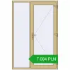 Pricing Entrance doors 1400x2100 mm DOOR KORSA ALU STANDARD 72 RAL 1000 Green beige two-sided. Price: 7 084.19 PLN