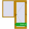 Ustalenie cen Drzwi zewnętrzne 1800x2100 mm DOOR ALU STANDARD 72 RAL 1005 Honey yellow dwustronny. Cena: 5444,35 zł