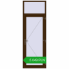 Pricing Entrance doors 900x2600 mm DOOR KORSA OPTIMUM REHAU BRILLANT DARK_OAK two-sided. Price: 5 048.8 PLN