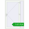 Pricing Entrance doors 1400x2100 mm DOOR KORSA ALU STANDARD 72 RAL 9016 Traffic white two-sided. Price: 7 470.59 PLN