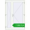 Pricing Entrance doors 1400x2100 mm DOOR KORSA OPTIMUM REHAU BRILLANT RAL 9016 Traffic white two-sided. Price: 7 097.83 PLN