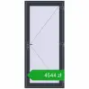 Pricing Entrance doors 1000x2200 mm DOOR OPTIMUM REHAU BRILLANT ANTHRACITE_GREY_STRUKTURAL two-sided. Price: 4543,86 zł