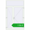Pricing Entrance doors 1600x2600 mm DOOR KORSA OPTIMUM REHAU BRILLANT RAL 9016 Traffic white two-sided. Price: 1556,00 €
