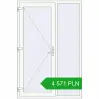 Pricing Entrance doors 1400x2100 mm DOOR KORSA ENERGY-SAVING REHAU SYNEGO RAL 9016 Traffic white two-sided. Price: 4 571.25 PLN